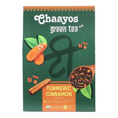 Té verde con cúrcuma y canela (100 gramos), Cúrcuma Canela Té Verde Chaayos