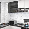 Waterproof Self Adhesive Marble Wallpaper Vinyl Film Wall Stickers Bathroom Kitchen Cupboard Room Decoration Sticky Paper Decal