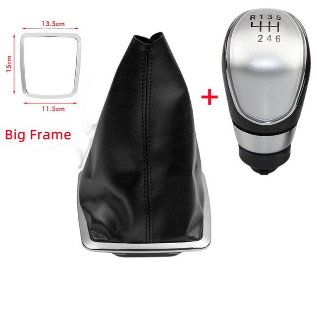 5/6 Speed Car Styling Gear Shift Knob Collar Gaiter Boot Case For Ford Focus 2 MK2 FL MK3 MK4 MK7 Mondeo Galaxy Fiesta