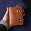 Multifunctional Three Fold Wallet Solid Color Business Clutch Bag Creative Men Card Holder  Men