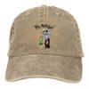 Nu Pogodi Wolf And Rabbit Unisex Style Baseball Caps Distressed Denim Hats Cap Retro Outdoor All Seasons Travel Sun Cap