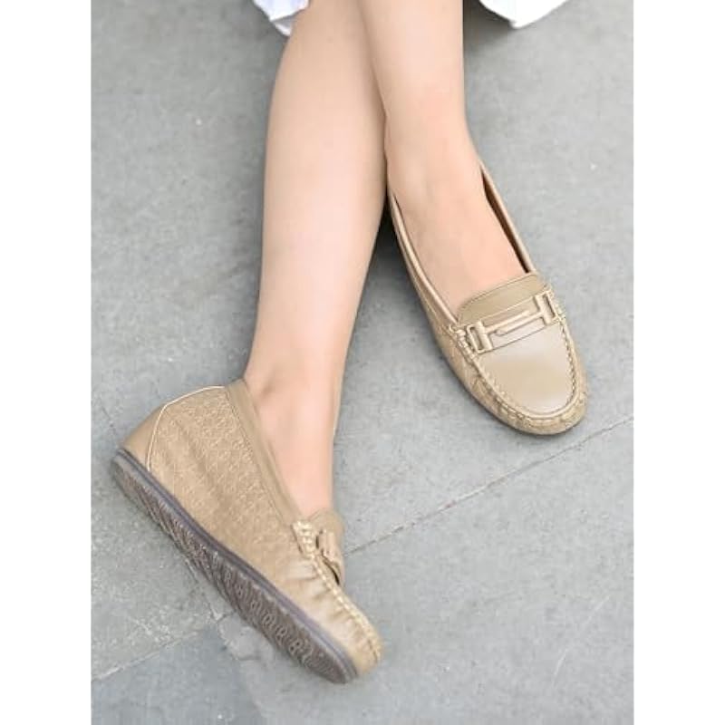 

Shoetopia Women S Zip Loafers Olive-Eu38 /Uk5 5 UK оливковый