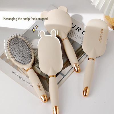 Women's Anti-Tangle Cushion Comb for Long & Curly Hair, Airbag Massage for Scalp