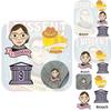 European And American Cartoon Kingsberg Dissent Judge Ruth Bader Ginsburg Brooch Pin