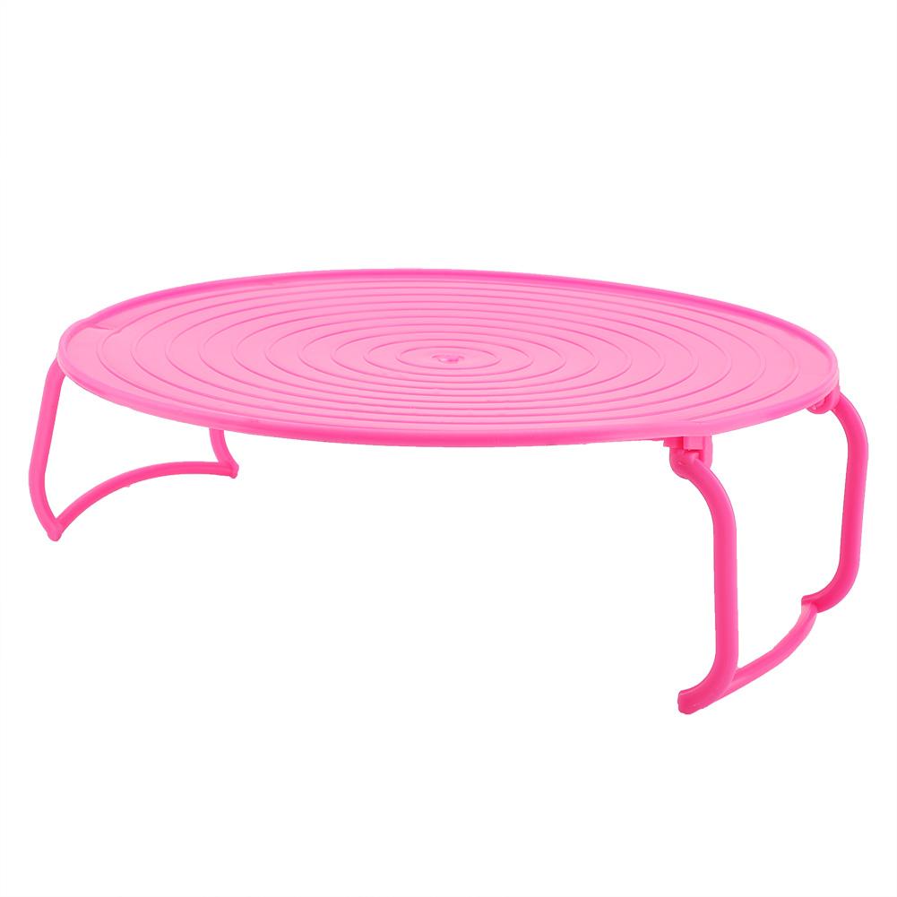 

Multifunctional Plastic Microwave Oven Heating Layered Steaming Rack Cooking Tray Rack красный