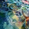 Watercolor Geometric Art Bedding Three-Piece Quilt Cover