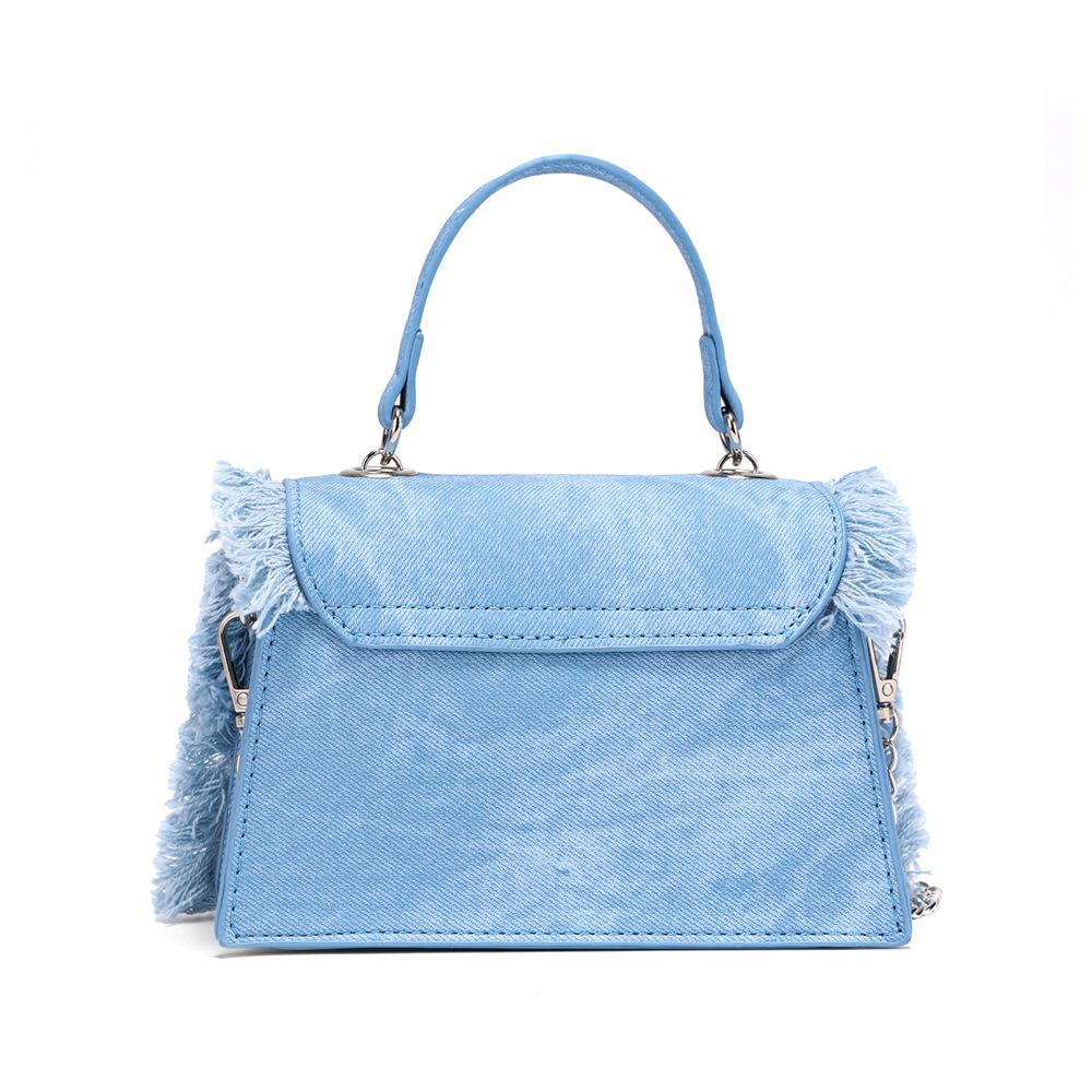 Fashion Women's Crossbody Bags Lady Tassel Shoulder Bags Female Casual Denim Handheld Messenger Bag New Trend Handbags