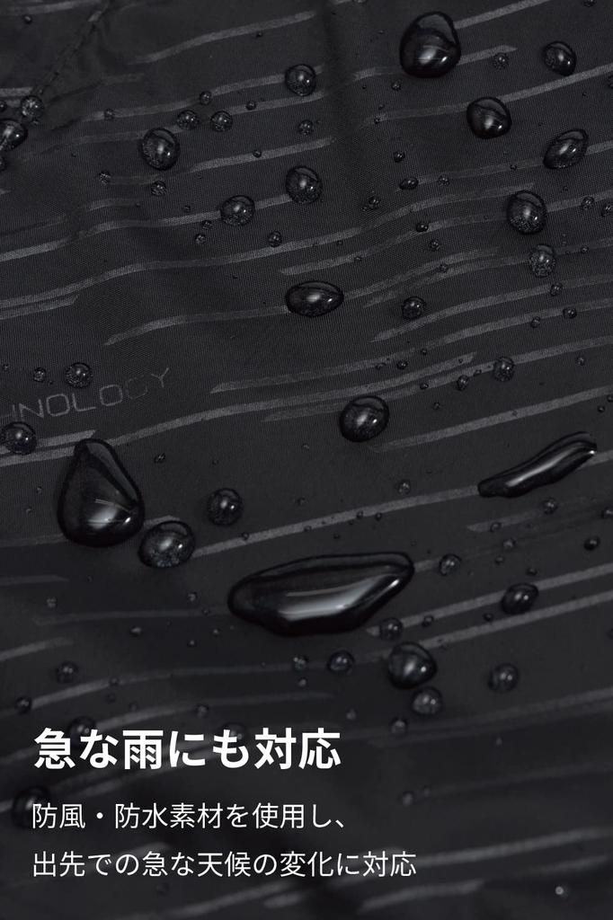 RS Taichi Waterproof Inner Jacket with Storage RSU264 RED XL Lightweight, Compact, Bag,