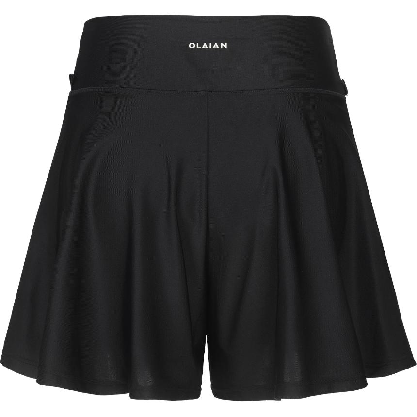 

Decathlon Удобная однотонная моделирующая юбка для серфинга в стиле кэжуал женская черная M чёрный