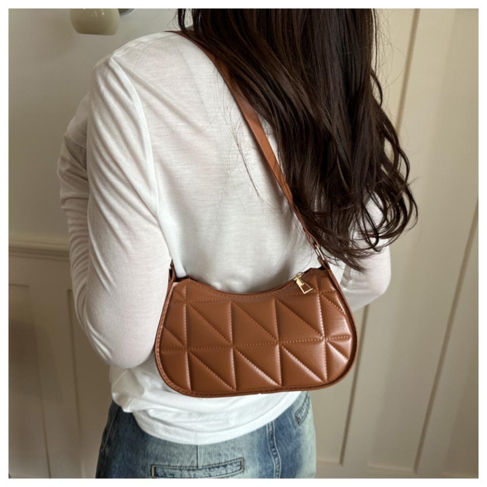 Niche Design Casual Handbag, Vintage Simple Shoulder Underarm Bag Fashion Daily Commute Crossbody Purse