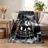 Collingwood Football Club Decke Flanelldecke Weich Gemütlich Plüsch Überwurf für Sofa Bett Leichte Heimdekoration Geschenke für Weihnachten verschiedene Feiertage