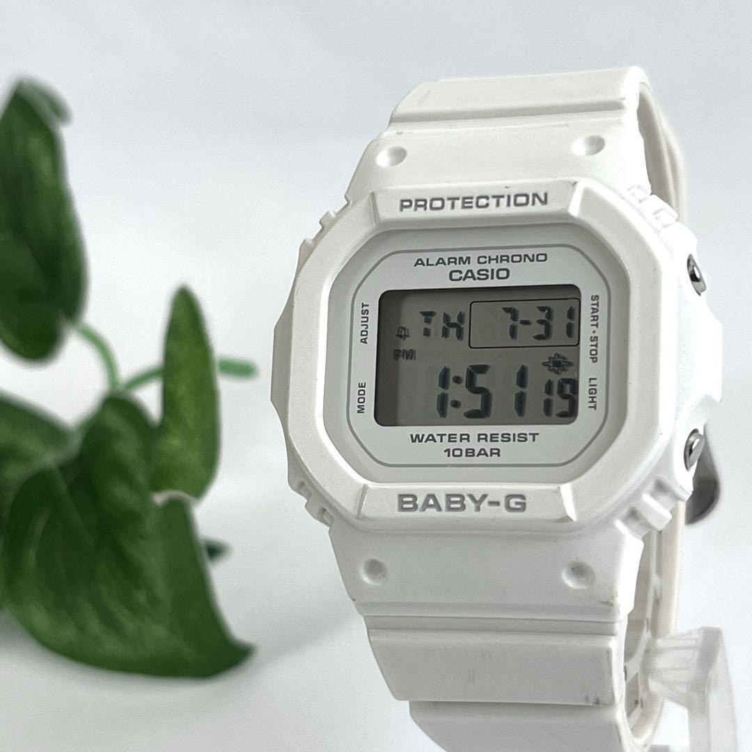 

[USED] BABY-G CASIO Digital Watch, White, Women s, BGD-565