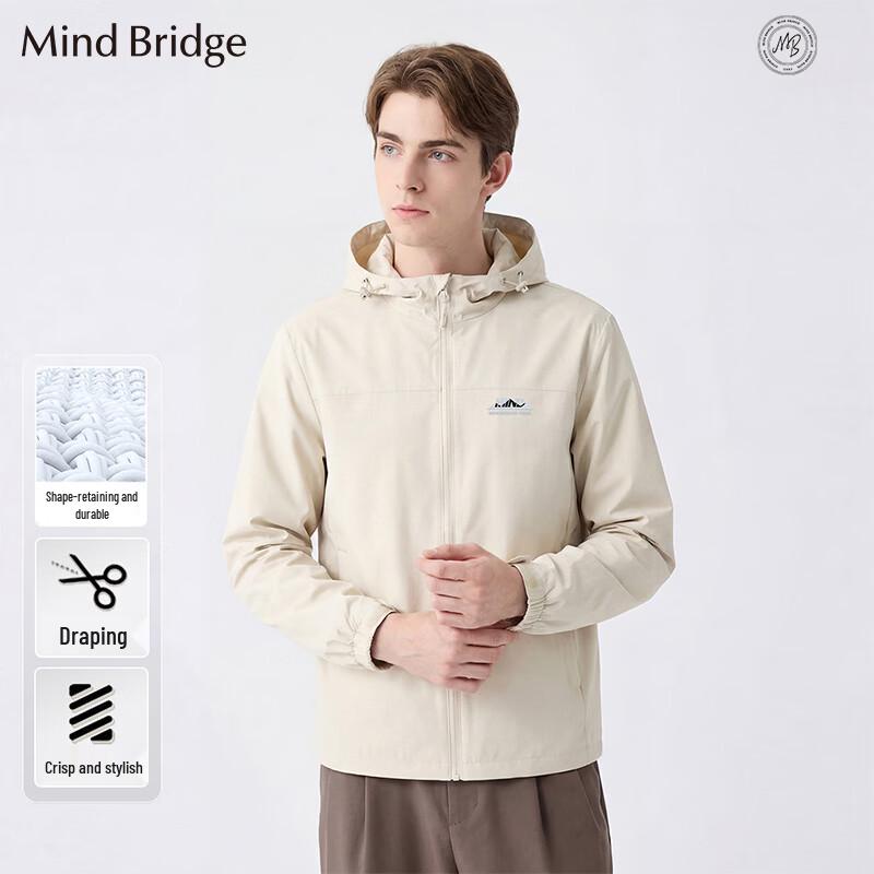 Mind Bridge Men s Hooded Jacket L