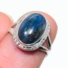 Natural Kyanite Gemstone Handmade 925 Solid Sterling Silver Gift Ring S.6 E5C20