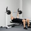 Heavy Duty Weight Bar Barbell Squat Stand Barbell Rack Spotter, for Home, Gym - Black