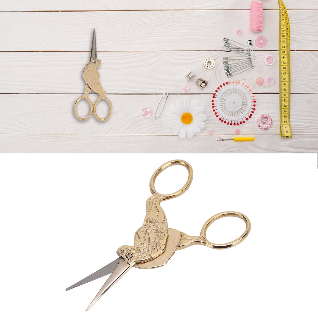 Vintage Scissors Tiger Style Stainless Steel Durable Portable Widely Used Accurate Cutting Craft Scissors for DIY