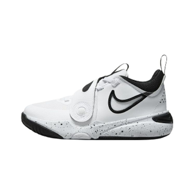 

Nike Team Hustle D11 PS White Black Kids Sneakers DV8994-100 33.5