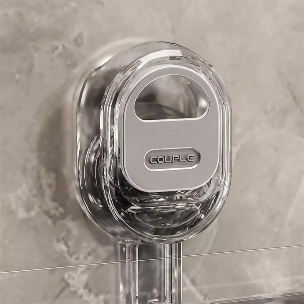 Starker Saugknopf Aufbewahrungsregal Robustes Kunststoff Saugregal Aufbewahrungsregal Für Badezimmer Küchen Und Schlafzimmer