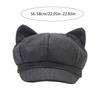 Fashionable Chauffeur Hat Beret Cap Octagonal Hat Girls Casual Head Accessories