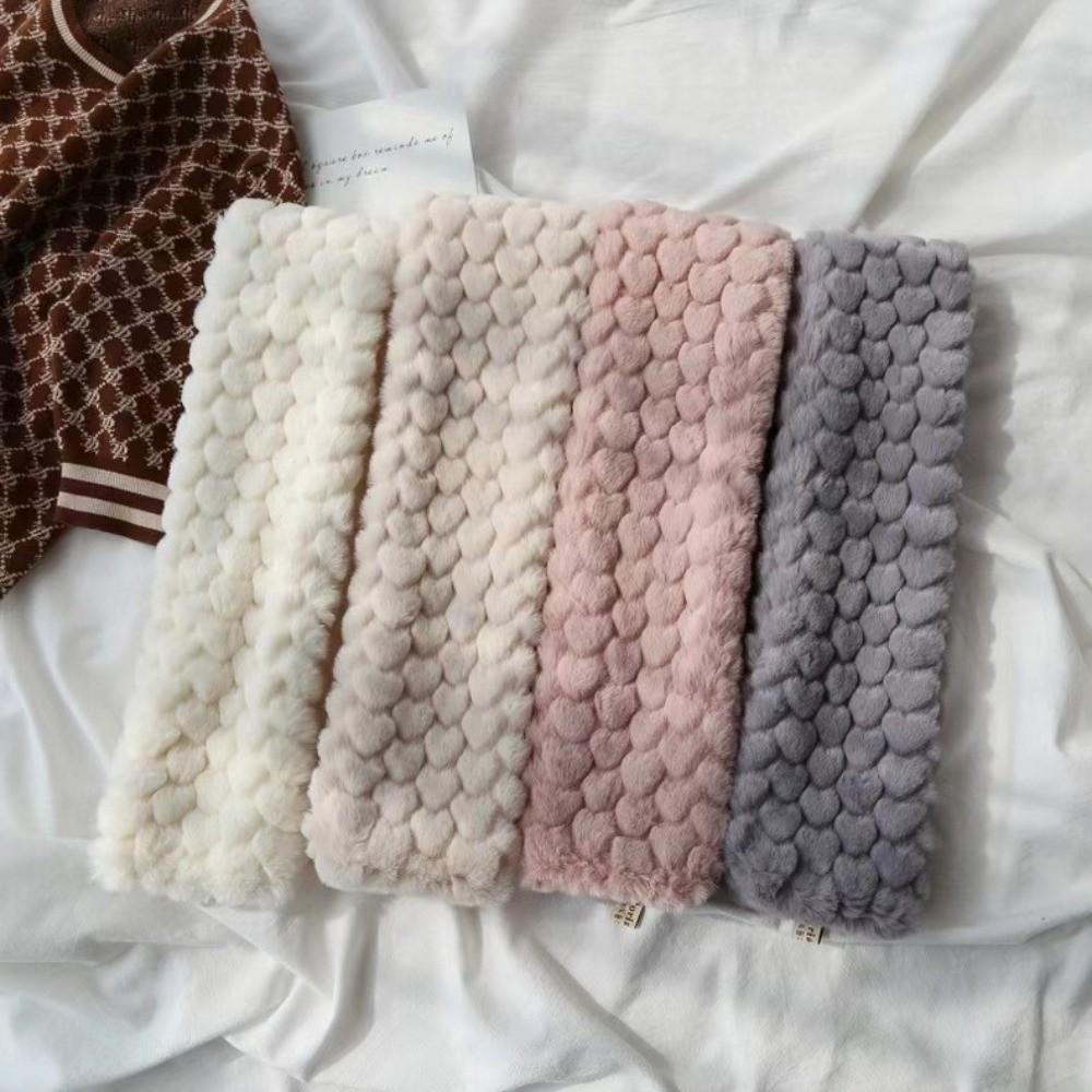 Thickened Cross Scarf Cold-proof Knitted Neckerchief Elegant Neck Collar  Outdoor