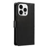 For iPhone 14 Pro Crossbody Case Rhombus Leather Stand Flip Protective Cover