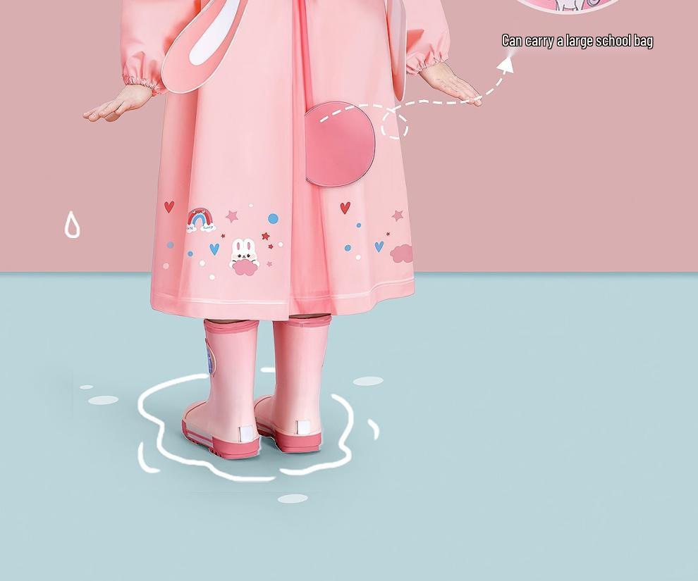 2025 Kids Raincoat: Waterproof Poncho for Boys & Girls In Preschool