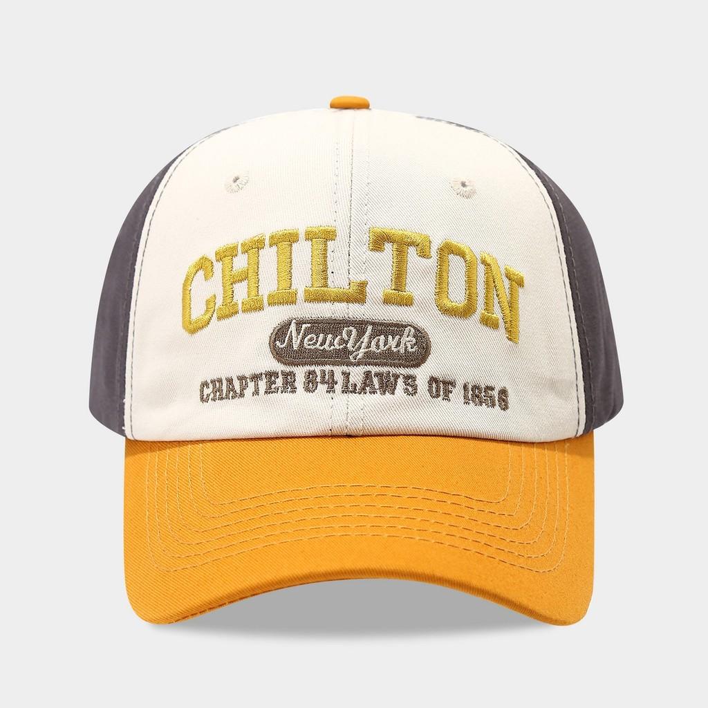 Fashionable Womens Baseball Cap With Letter Design And Sunshade For Outdoor Activities GrayYellow