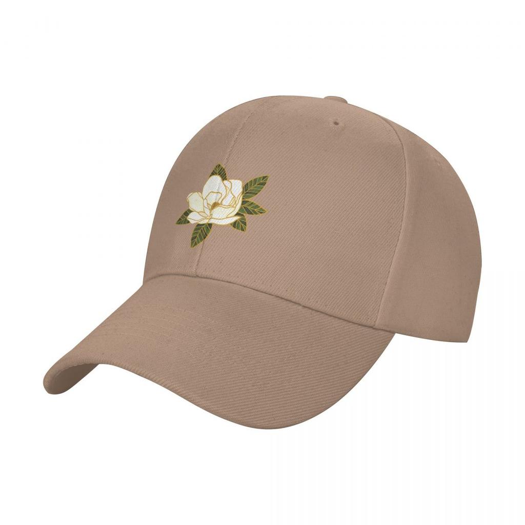 Magnolia Flower Baseball Cap Beach Bag Visor Luxury Cap Fashion Beach Men Golf Wear Women's