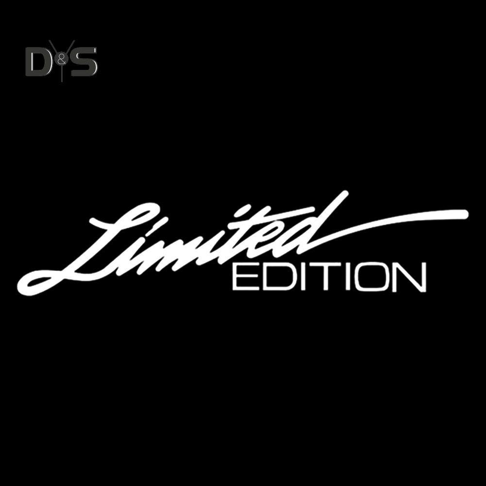 DYS Auto Shop Limited Edition Letter Avtagbar Bil Auto Body Bumper Decal Stickers Decoration