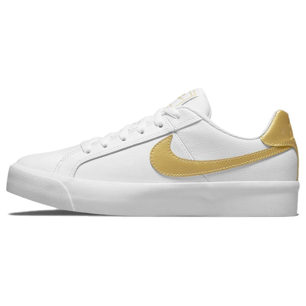 Nike Court Royale AC Weiß Metallic Gold Damen Sneakers AO2810-109