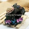 Fire Rose Reptile Hideout for Spiders, Scorpions, Geckos, Snakes, and Hermit Crabs
