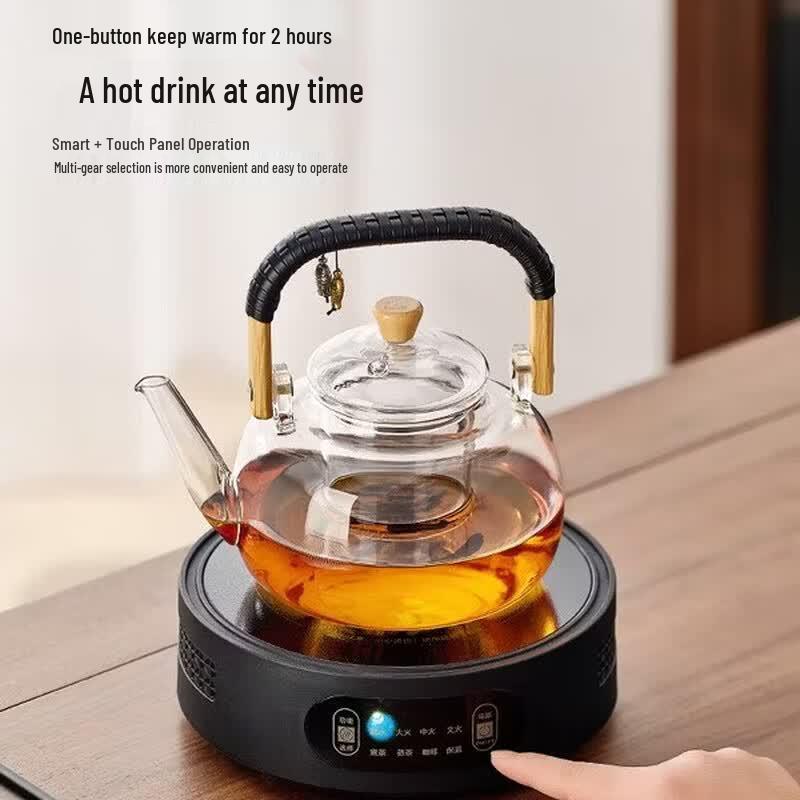 Yi Hu Cha Elektrokeramikkochfeld & Glas-Teekanne Set