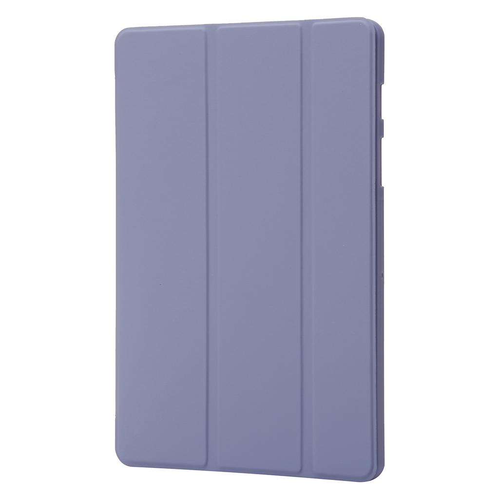 For Samsung Galaxy Tab S10+ Case PU Leather+Silicone Tri-Fold Stand Tablet Cover