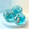 Oceaan Appel Squishy Speelgoed Transparant Stressverlichtend Knijp Fidget Speelgoed met Schelp Ster Glitters Kawaii Sensorisch Langzaam Rijzend Cadeau