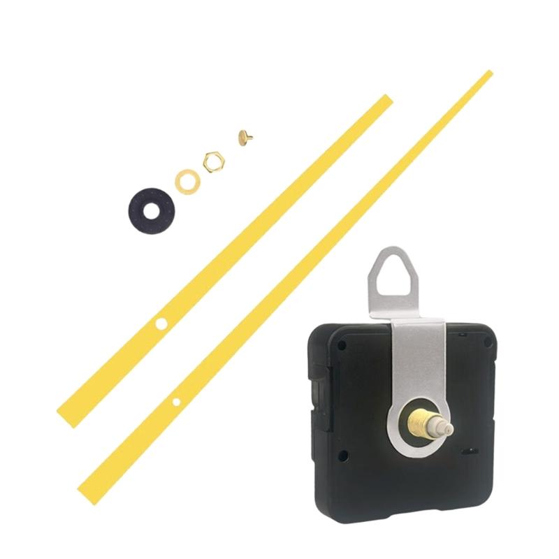 

Quiet Clock Movement Kits Battery Operated Quartzs Clock Mechanism with Metal Clock Hands for Wall Clock Repair Parts
