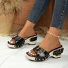 2025 New Luxury Women's Classic Slippers Summer Exquisite Buckle Metal Buckle Slippers Outdoor Casual Play Beach Cool Slippers