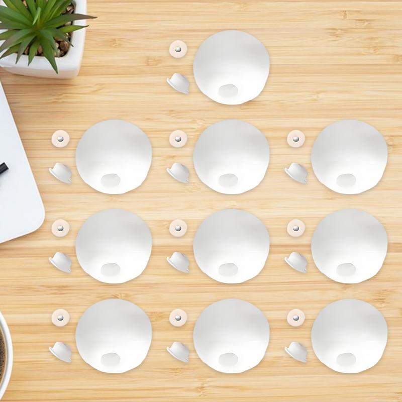 10PCS Empty Stress Ball Kit Blank Skins Milky Making Kit Noisy Sand Expander Tool Glutinous Stress Relief Base Container for Adults