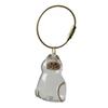 Cat Hair Storage Bottle Transparent Pet Fur Keepsake Keychain for Collecting Cats Dogs Hair Pet Memorial Gift