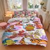 3Pcs Cartoon Animal Friends Bedding Sets For All Sizes New 3D Printed Bed Cover Comforter Duvet Cover Pillowcase Bedroom Decoration