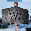 Rock Band B-Black V-Veil B-Brides Mikrofaserdecke Schnelltrocknende Strandtücher Übergröße Druck Super Saugfähiges Poolhandtuch