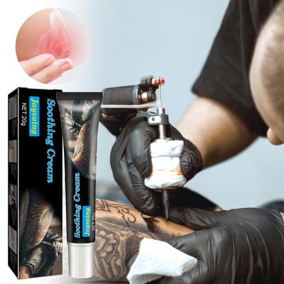 Tattoo Soothing Cream, Soothes and Repairs, Cleans and Moisturizes, Suitable for Body Care After Tattoos, Eyebrow Tattoos, and Piercings, 20g