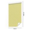Checkerboard Wallpaper Yellow, Cream and White for Living Room and Bedroom 50x1000