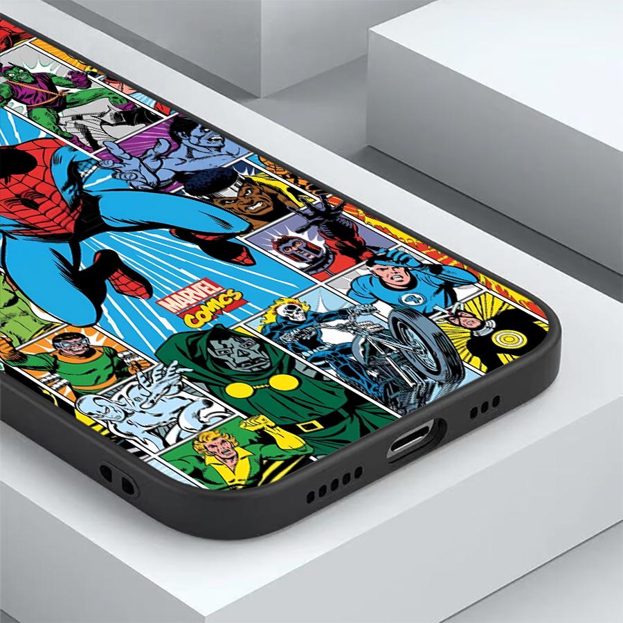 Marvel Spider-Man Venom Phone Case for Apple iPhone 14 Air 17 Pro Max 13 XR XS MAX 11 16 15 Pro 7 8 12 Funda Phone Cover