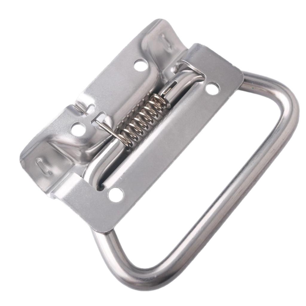 LS604 Stainless Steel 304 Spring Pull Handle for Industrial Cabinet Doors