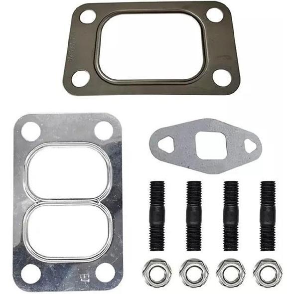 Turbo Mounting Studs Bolts Gasket Set 3818823 3818824 3919369 Compatible With 2003-2006 Dodge Cummins 5.9L