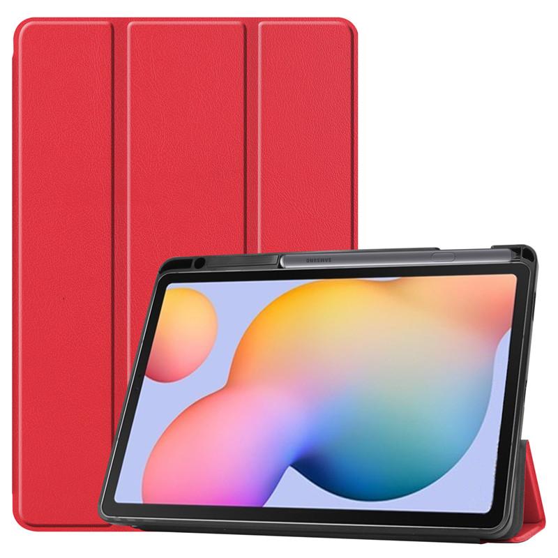 Tablet Case For Samsung Tab S6 Lite Cover With Pencil Holder 10.4 Inch 2022 SM-P610 PU Leather Cover For Samsung Galaxy S6 Lite Case Tablet
