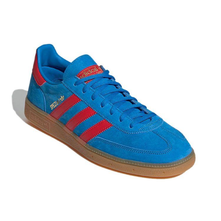 adidas Zapatillas unisex Handball Spezial en azul brillante y rojo intenso dorado-metálico FX5675