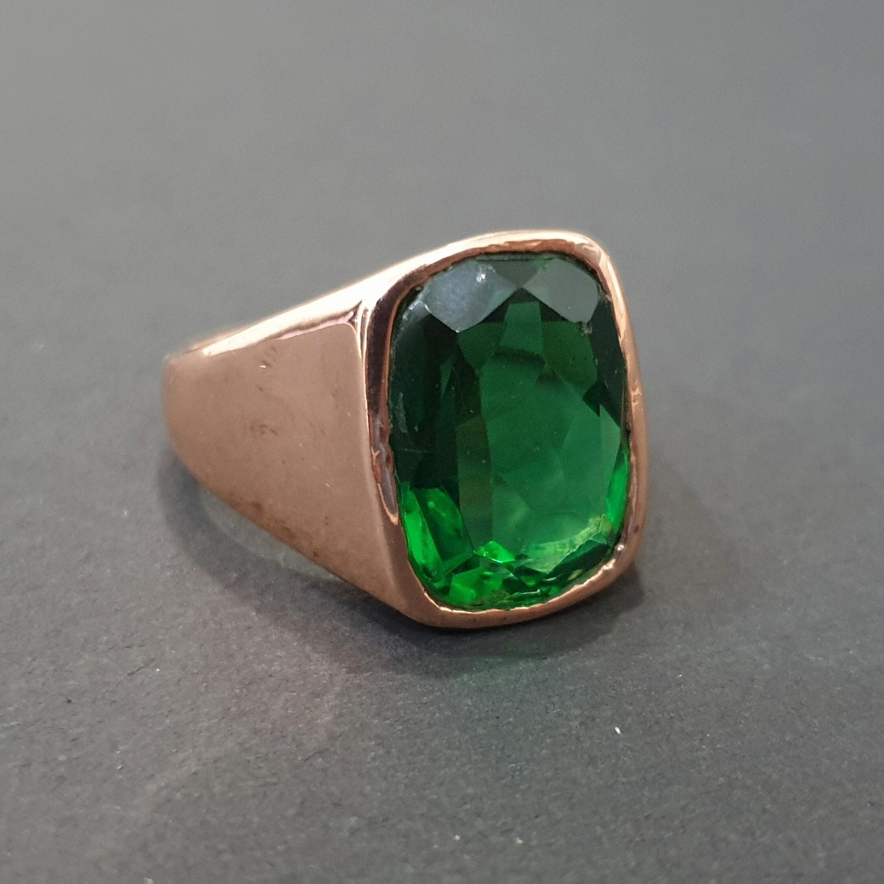 

Cushion Cut Green Tourmaline Sterling Silver Rose Gold Fill Ring Jewelry, Unique Statement Tourmaline Ring 5