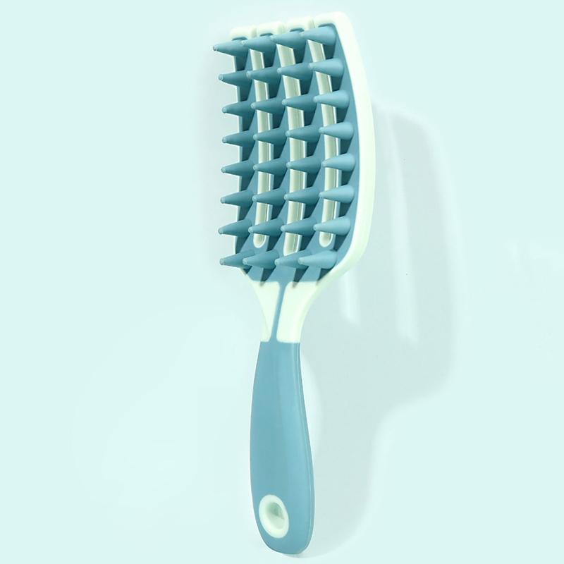 Wet and Dry Hair Washing Brush Long Handle Shampoo Brush Silicone Scalp Massage Comb Body Scrubber for Man and Woman
