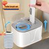 Wall-Mounted Disposable Toilet Brush Set